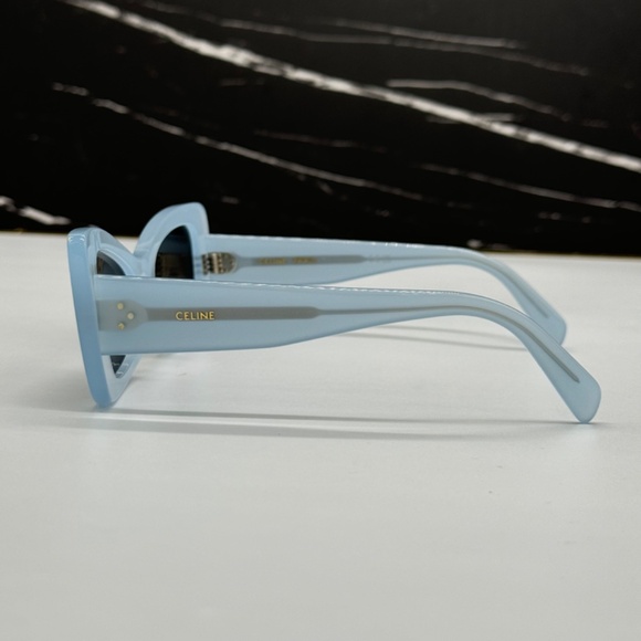 NEW CL40236I 84A CELINE BLUE GREY BUTTERFLY WOMEN CELINE SUNGLASSES - Picture 8 of 12